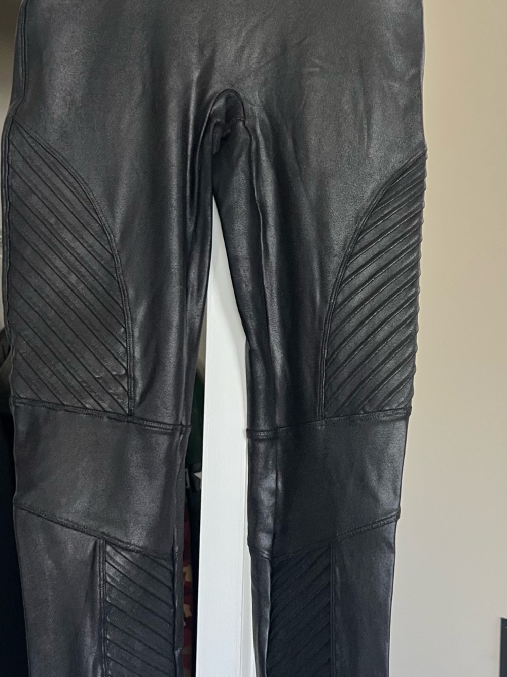 Women’s Spanx Black Moto Leggings